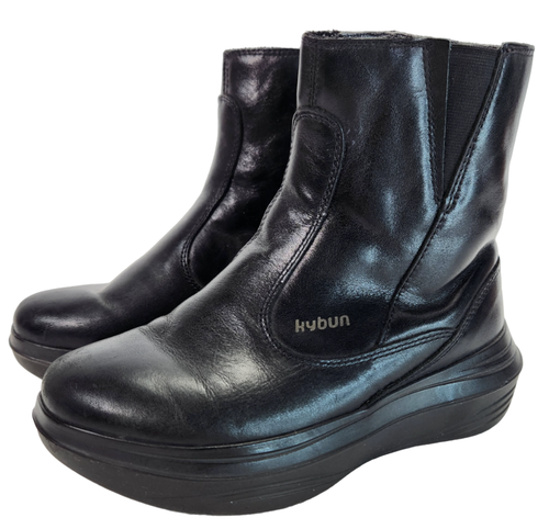Kybun Mujer Cuero Botines Negro Talla US 4.5 EU 34.5 Comodidad ENVÍO GRATIS - Imagen 2 de 24