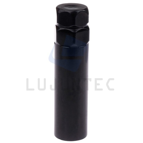 32x 7 Splines Drive Close End Lug Nuts 14x2mm Black Fits Ford + 2 Keys 2'' Tall - Picture 4 of 10