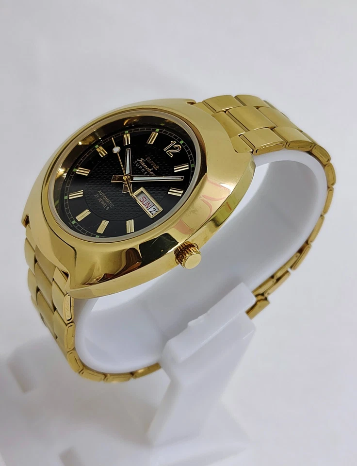Vintage HMT KANCHAN SUPREME Automatic 21-Jewels Day & Date INDIAN Wristwatch - Image 2 of 4