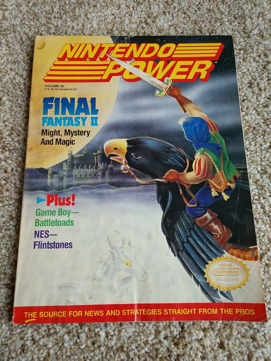 Final Fantasy 1 Nintendo Power HD Poster 