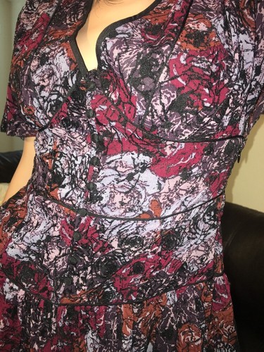 🙂 Vestido túnica trasera abierta Free People campesino Boho Coachella 2 - Imagen 5 de 12