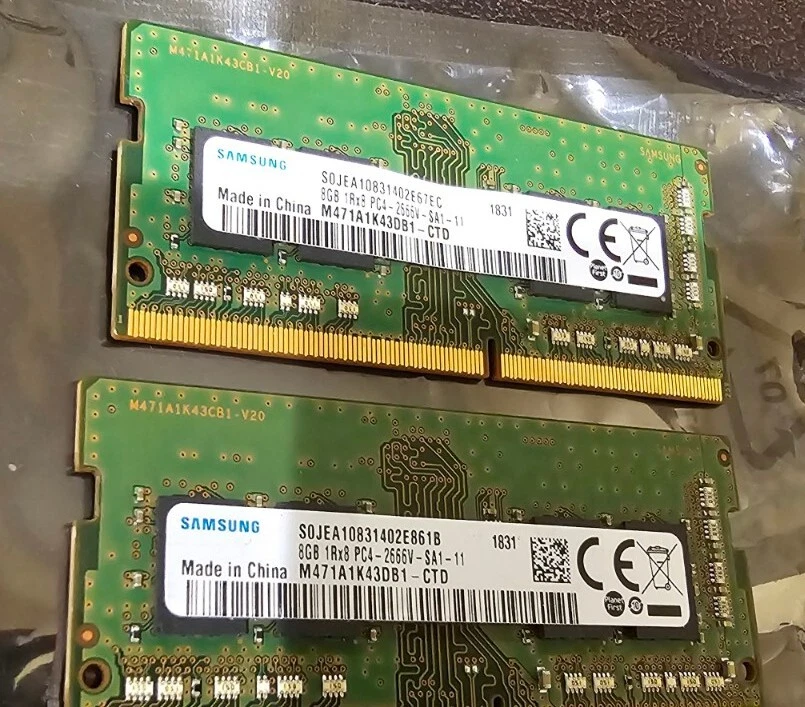 SAMSUNG 16GB (2 x 8GB)  DDR4 2400T SODIMM Memory Module (BRAND NEW) - Image 2 of 4