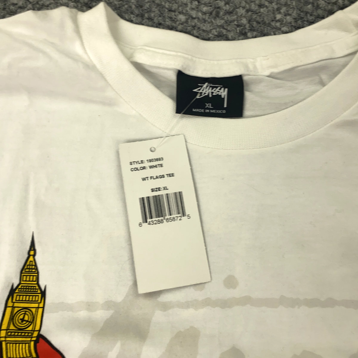 【Stussy】World Tour T-Shirts White 2025◆大人気・関税込◆ Stussy x Dover Street Market World Tour T-shirt 'White