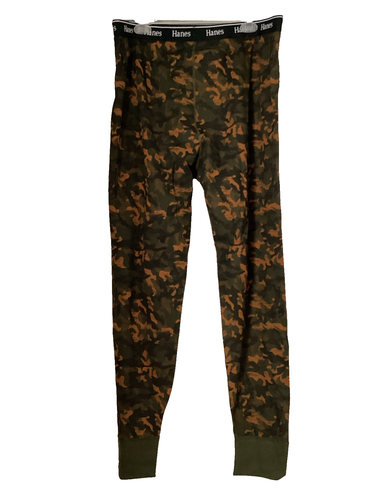 HANES Men's Camo Print Warmer Thermal Waffle Long Johns Pants Size 2XL* - Picture 4 of 9