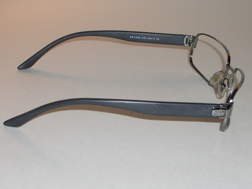 RAY BAN RB3256 58[]18 SLEEK CHROME/GRAY RECTANGULAR SUNGLASSES/EYEGLASS FRAMES  - Picture 5 of 9