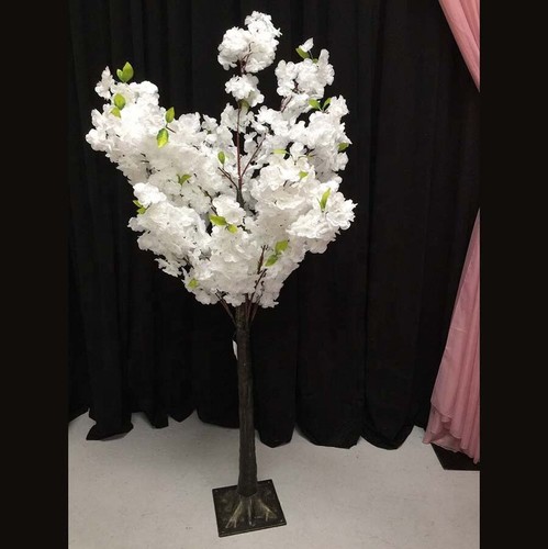 WeddingGeneral® Artificial Blossom Tree 150cm Wedding Event WHITE - Picture 3 of 4
