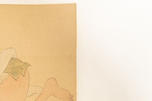 Shunga Ukiyoe Japanese print Handwritten Author Unknown (K00515) - Picture 4 of 5