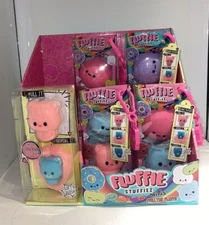 STORE DISPLAY CASE HOLDER And 4 Fluffie Stuffiez Minis
