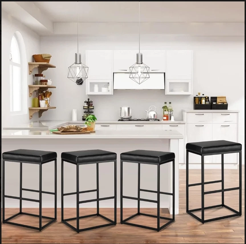 Counter Height Bar Stools,30 inch Bar Height Stools, SET of 2 - Image 2 of 4