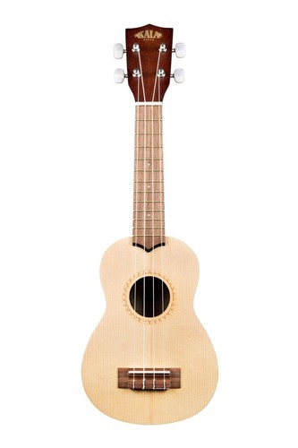 KALA Satin Mahogany Spruce Top Soprano KA-15S-S - Picture 2 of 4