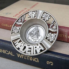 Vintage Portable Mini Metal 3 Groove Cigar Ashtray Rest Ashtray OfficeHome Decor