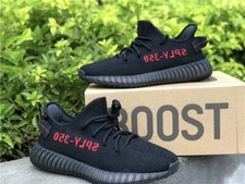 Adidas Yeezy Boost 350 V2 Black Red Men's Casual Shoes US size 7-12.5 CP9652