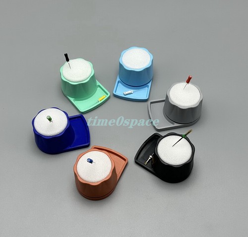 Dental Round Endo Cleaner Stand Cleaning Foam Sponge File Holder Autoclave - Picture 2 of 19
