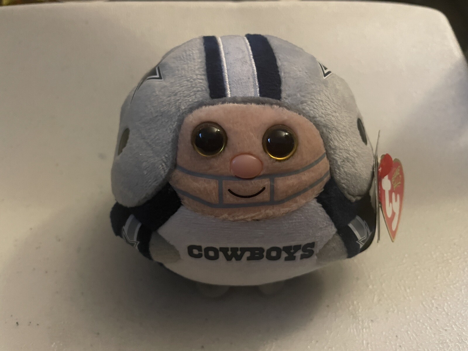 Ty Beanie Ballz Clip NFL Dallas Cowboys 2012 MWMT Retired HTF Extremely