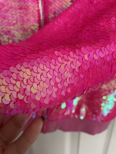 JoJo’s Closet Sequin Jacket Size Large 10/12 Pink Blue (LOT OF 2) - Picture 6 of 12