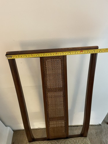 JOHN STUART INC. Vintage Mid Century Modern Teak Dining Room Chairs - Set of 6 - Picture 7 of 8