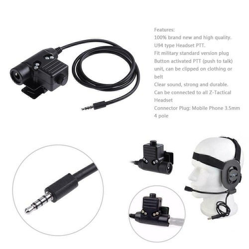 Nexus U94 PTT version for REAL STEAL headset working with Comtacs/MSA - Zdjęcie 5 z 11