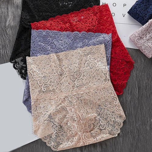 Womens Sexy Lace Briefs Underwear Ladies High Waist Seamless Lingerie Panties ↕ - Picture 3 of 33