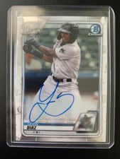 2020 Bowman Chrome Prospect Autographs #CPALD Lewin Diaz Marlins