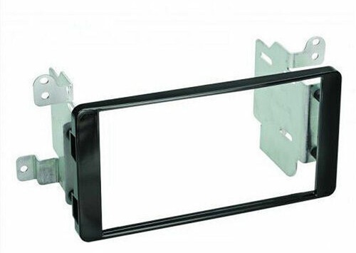 MITSUBISHI OUTLANDER 2013-2019 DOUBLE DIN BLACK GLOSS FASCIA - Foto 2 di 10