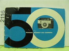 Kodak Signet 50 35mm Camera Original Instruction Manual