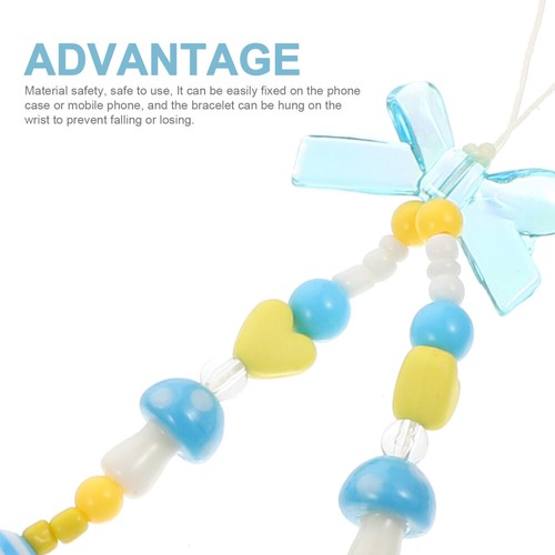Mushroom Anti-lost Phone Charms Phone Decor Wrist Strap Phone Friends - 第 7/12 張圖片
