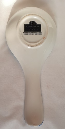 10 Strawberry Street Ceramic Bee & Flowers Spoon Rest Free Shipping - Picture 4 of 4
