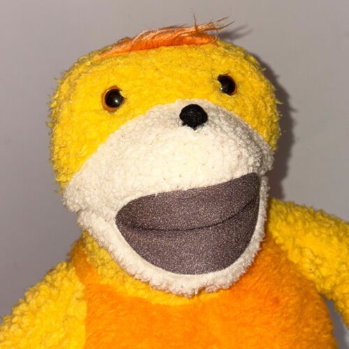 55cm groß: Flat Eric Plüsch Figur Germany 90er Techno Oizo Werbung Stofftier - Bild 4 von 9