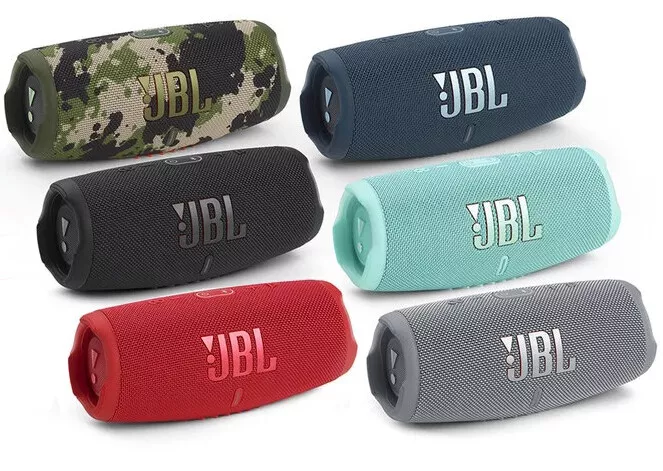 JBL Charge 5 Portable Bluetooth Speaker with Powerbank in Blue