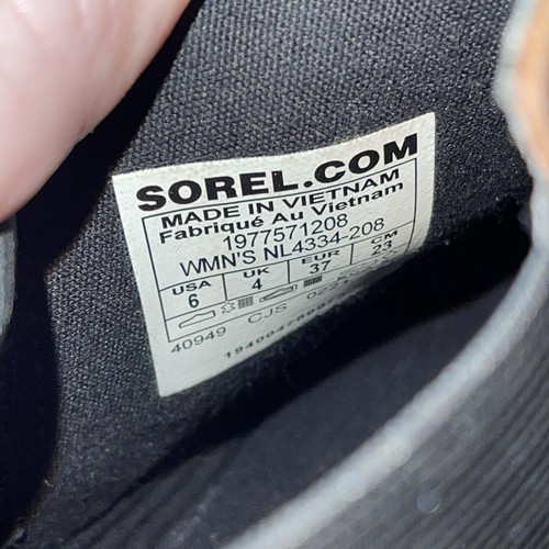 SOREL Emelie II Chelsea Size 6 Fallen Brown Waterproof Leather Chelsea Boots - Picture 7 of 8