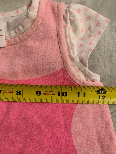 Disney Store Minnie Mouse Daisy Pink White Dress Baby Toddler Dress Size 2 - Picture 3 of 5