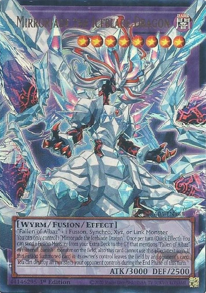 Mirrorjade the Iceblade Dragon RA05-EN148 Rarity Collection 5 for