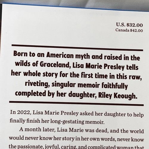 From Here to the Great Unknown: A Memoir by Lisa Marie Presley & Riley Keough - Imagen 6 de 10