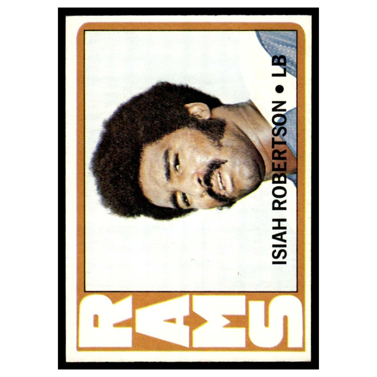 Isiah Robertson Rookie #215 1972 Topps Los Angeles Rams Football Card NFL RC EX+