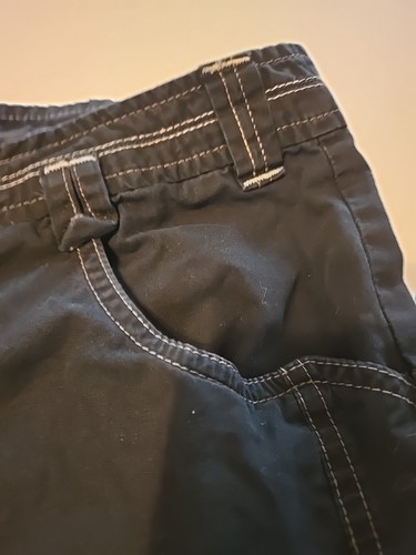 Ana Capri Cargo Pants Women's Blue Size 8 Pockets Button Zipper Pre-owned - Picture 6 of 16