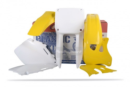 Polisport Complete OEM Yellow Plastic Kit Fits Suzuki RM 125 250 96-98 90093