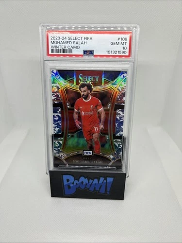 Mohamed Salah Premier League Select Winter Camo /99 PSA 10 POP 1 #108