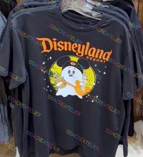 Disney Parks 2025 Disneyland Halloween Mickey Ghost Pumpkin T-shirt New ALL SIZE