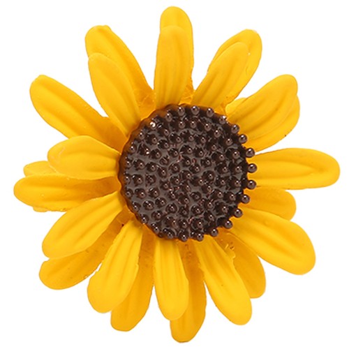 Cute Sunflower Brooch Elegant Alloy Women Lapel Pin Clothing Collocation Acc L2S - Picture 6 of 24