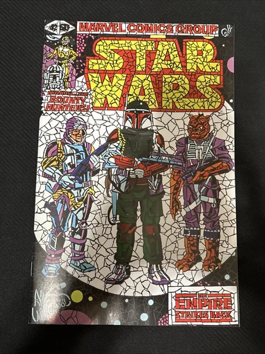Star Wars War of The Bounty Hunters #1 DIMASI Shattered Variant Boba Fett