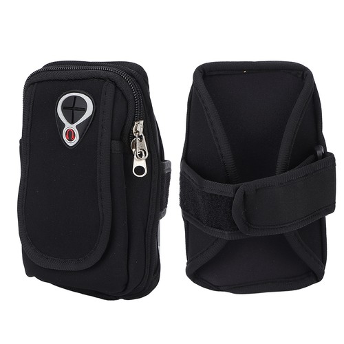 Mobile Phone Arm Bag Black Outdoor Fitness Waterproof Running Armband Marathon - Zdjęcie 22 z 23