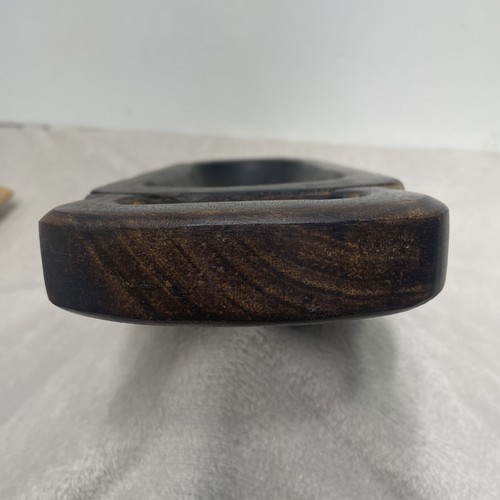 Himalayan Trading Post Wooden Candle Holder Tray Bowl Decor 19” Boho Primitive - Picture 6 of 8