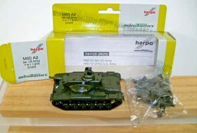 Herpa H0  Minitanks  741125 - 5025 - M60 A2 Panzer US in OVP - Bild 1 von 2