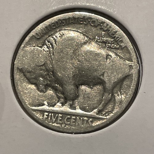 1919-S 5C Buffalo Nickel F5385 - Picture 2 of 2