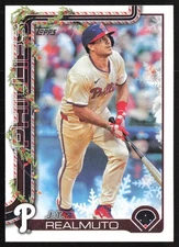 2025 Topps Holiday Base J.T. Realmuto Philadelphia Phillies #H33