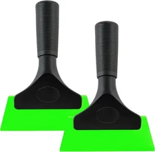2 PCS Car Window Tint Kit, Vinyl Wrap Tools 2 Handled Squeegees, Green 