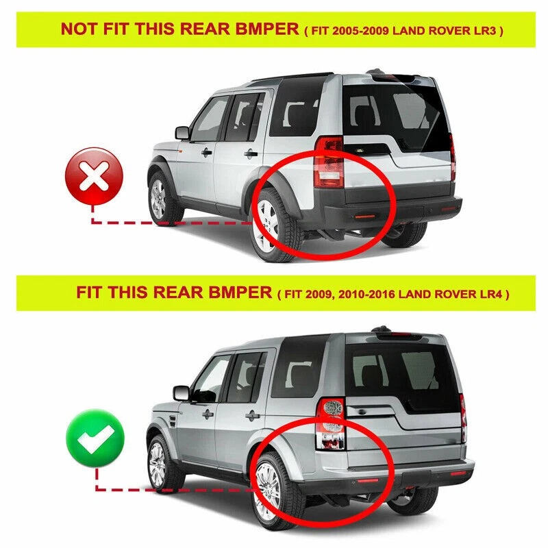 For Land Rover LR4 Discovery 4 Splash Guards Mud Flaps 2009-2016 Front&Rear 4PCS — 第 2/4 张图片