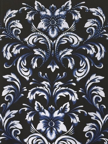 White House Black Market Womens Black Blue Floral Paisley Shift Dress Size M - Picture 4 of 8