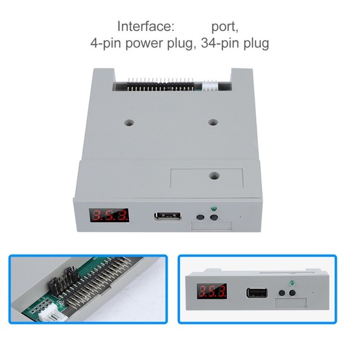 SFR1M44‑U100 3.5in 1.44MB USB SSD Floppy Drive Emulator Plug And Play HAO - Afbeelding 6 van 7
