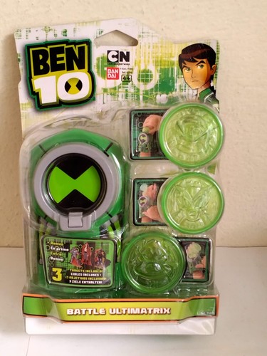 BEN 10 BATTLE ULTIMATRIX WATCH 3 SHOOTING DISCS BANDAI NEU VERSIEGELT - Bild 6 von 8